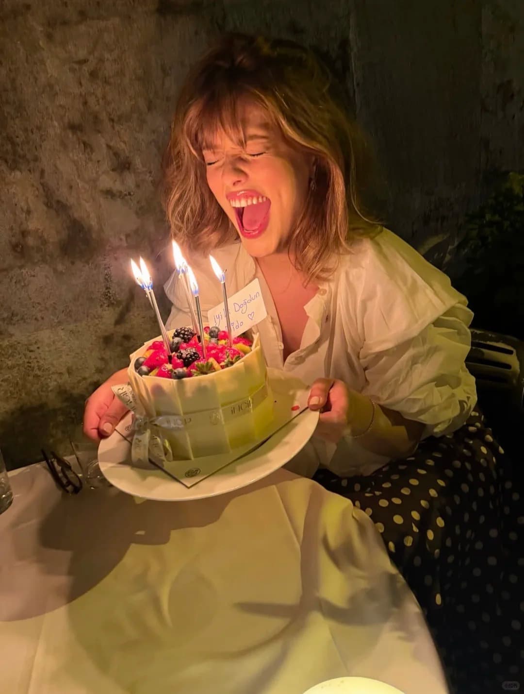 Birthday glow profile picture style reference
