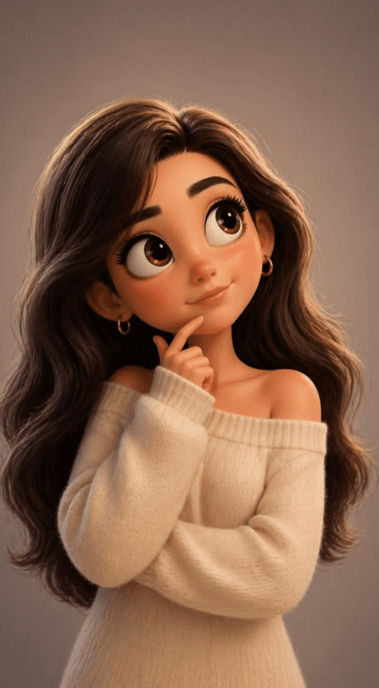 Warm 3D cute Discord PFP idea