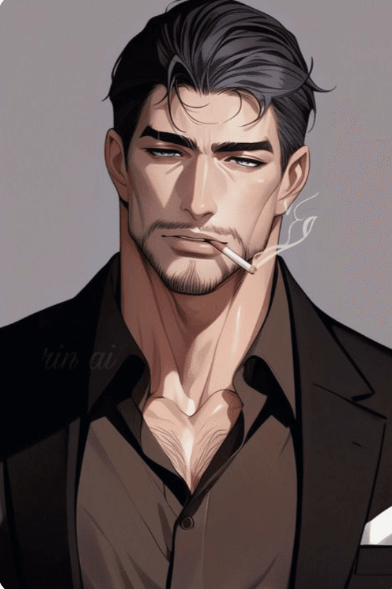 Dark mature webtoon Discord PFP idea
