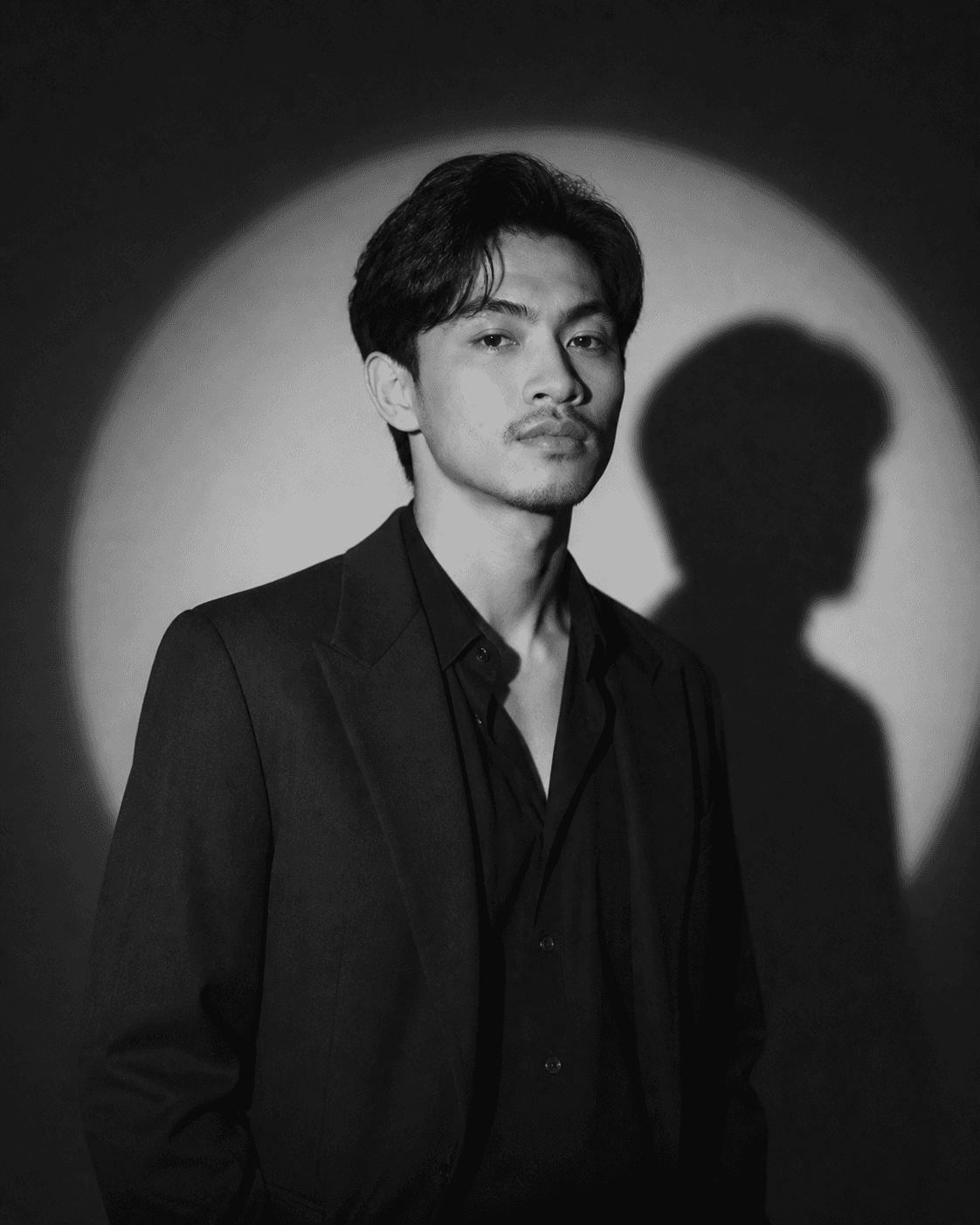 Tactical noir gaming PFP idea with a strong silhouette