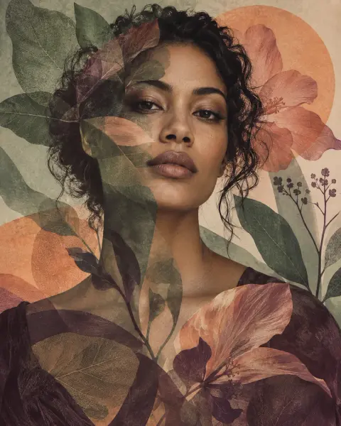 Surreal botanical style reference