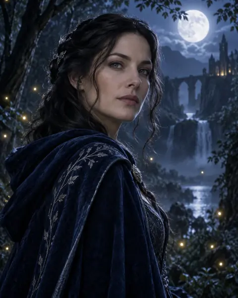 Moonlit fantasy style reference