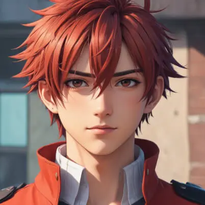 Referencia de estilo: Anime pelirrojo