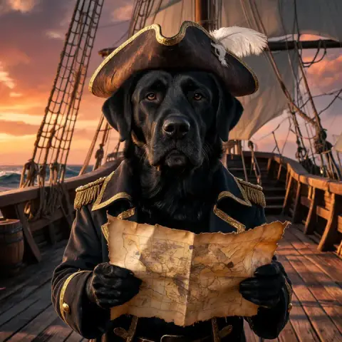 Black Dog · Pirate style reference