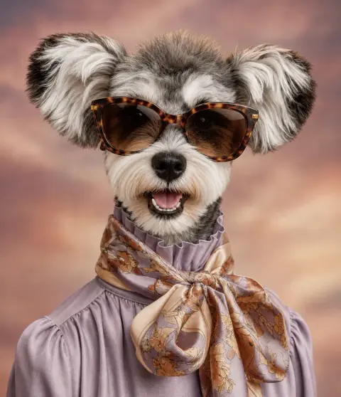 Gray Dog · Sunglasses style reference