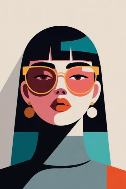 Geometric color style reference