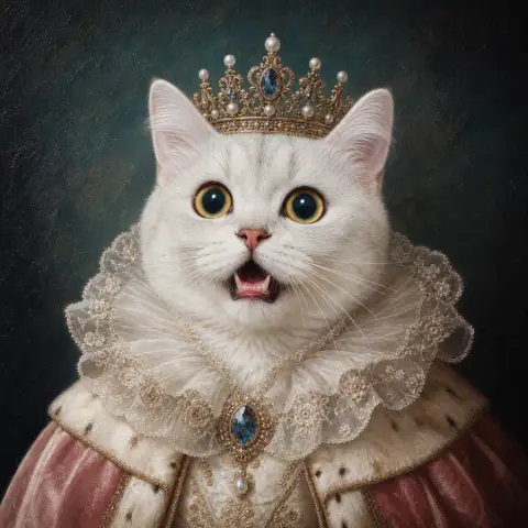 White Cat · Crown style reference