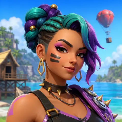 Fortnite-inspired style reference