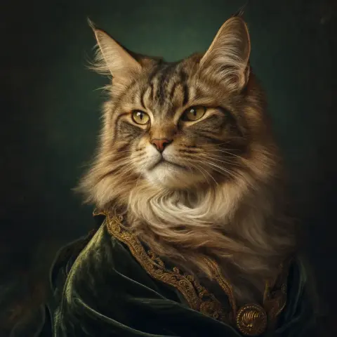 Long-haired Tabby · Royal style reference