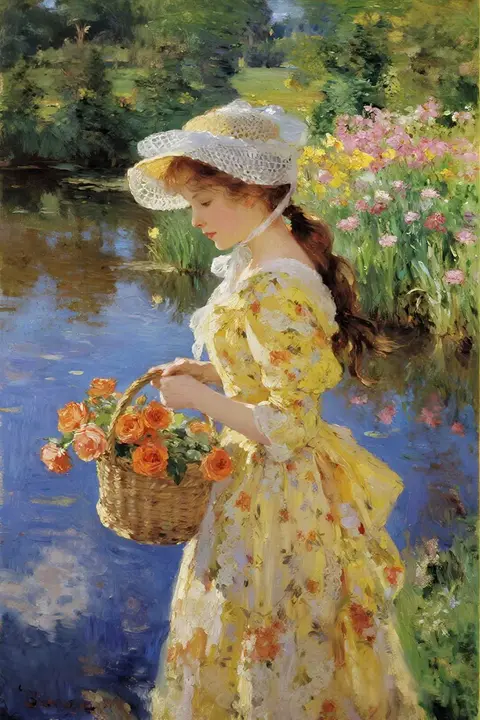 Referencia de estilo: Jardín impresionista