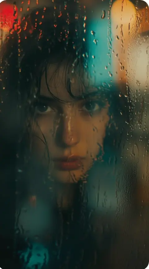 Rain-window cinema style reference