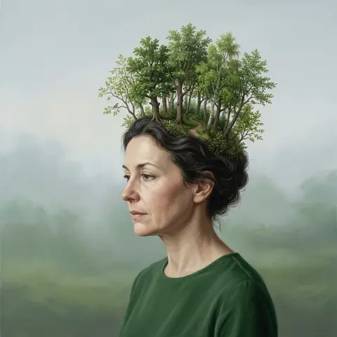 Dreaming botanical portrait style reference