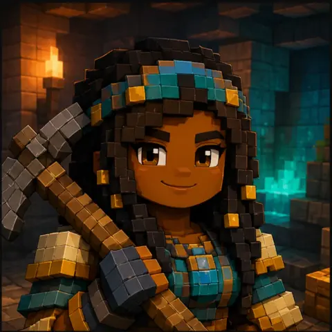 Minecraft-inspired · Explorer style reference