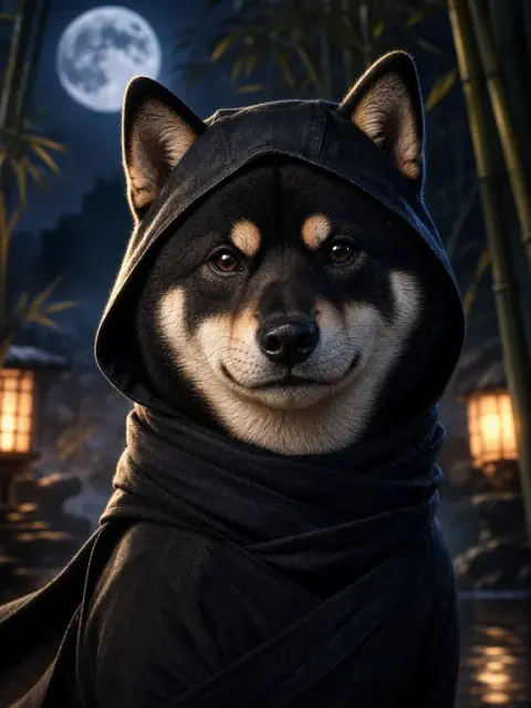 Shiba Inu · Ninja style reference