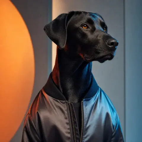 Black Dog · Fashion Portrait style reference